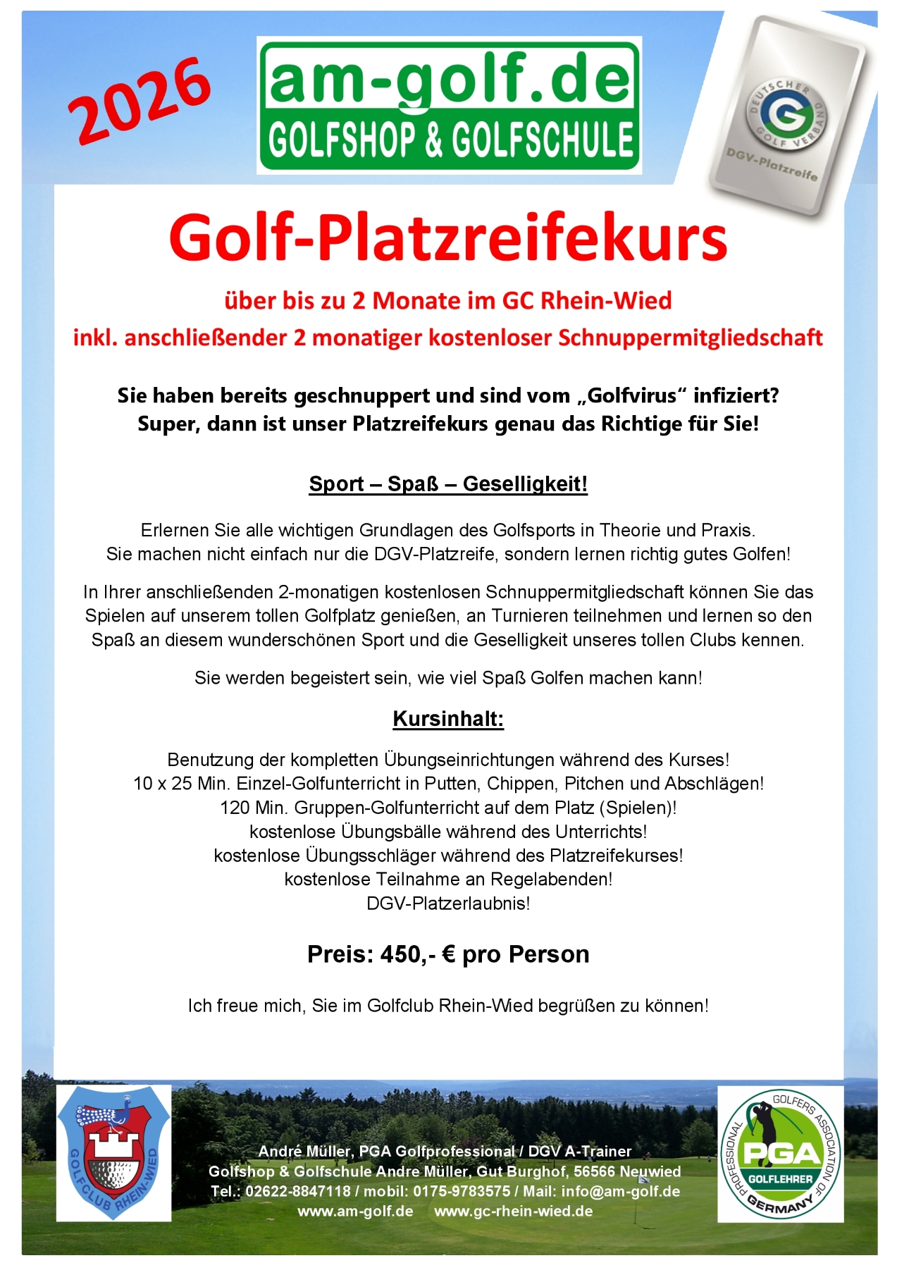 3 platzreifekurs 2026