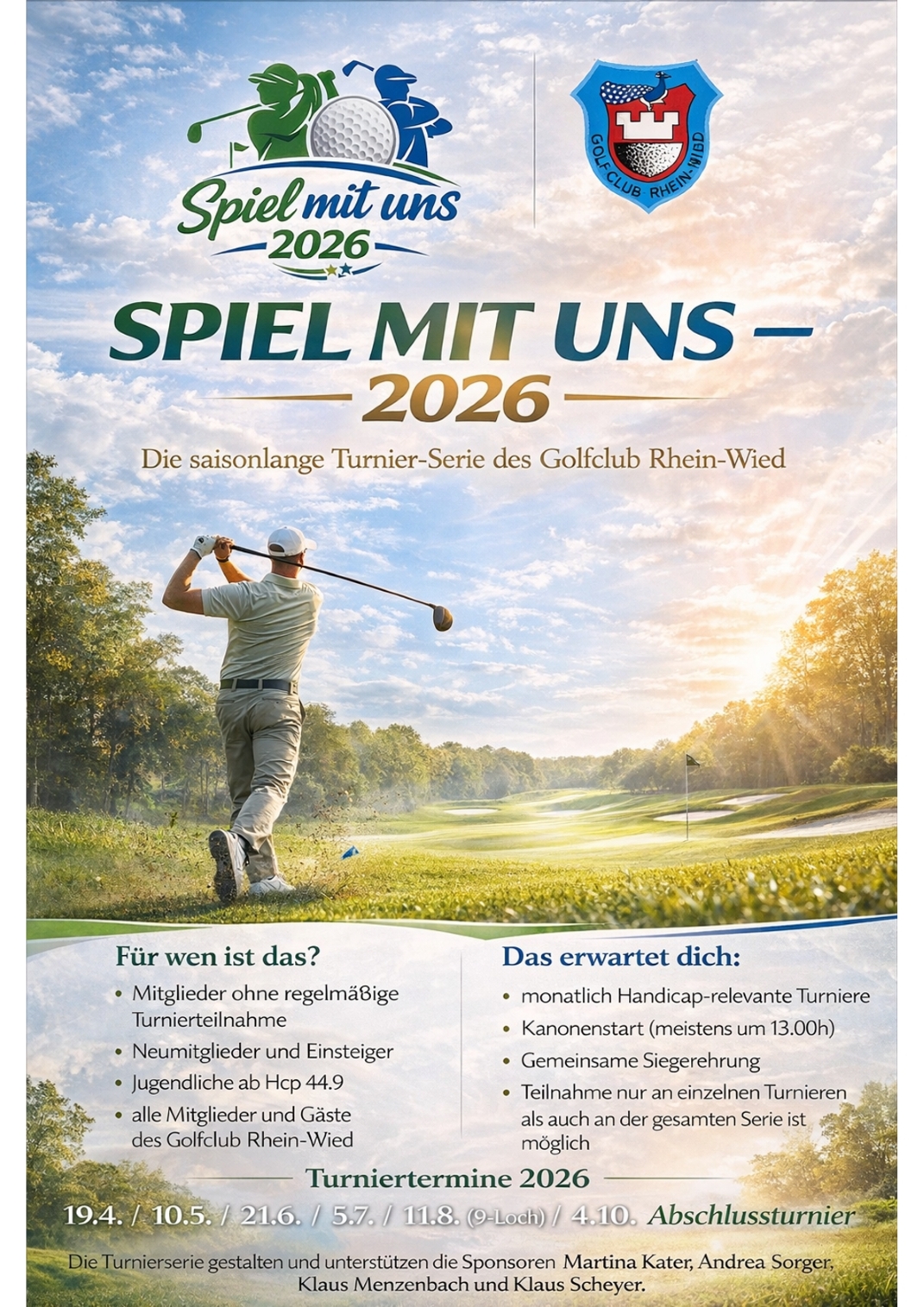 plakat spiel mit uns
